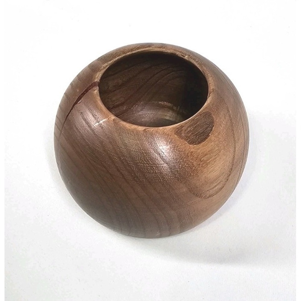 Handmade Cotton Wood Bowl Flower Dish Design Accessory Decoration Holder Gift